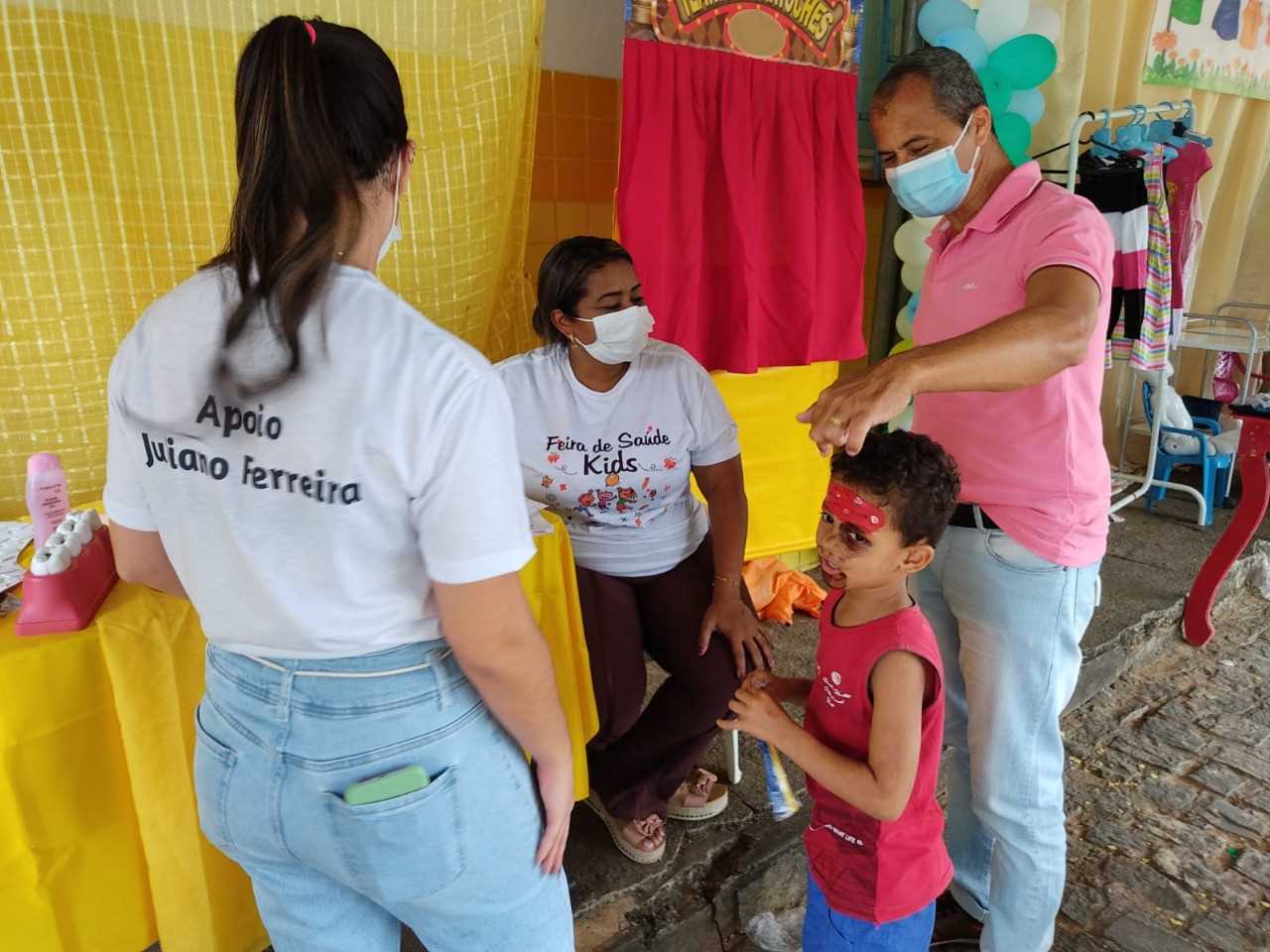 Camacã: Unidades de Saúde Euvaldo Maia e Dr. Aníbal Cavalcante comemoram o dia das crianças recheada de diversão